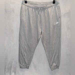 Nike Sweatpants Womens 1X Gray Joggers Casual Athletic Lounge Plus